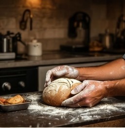 Coastal walk with Biscuit